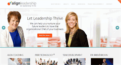 Desktop Screenshot of alignleadership.com